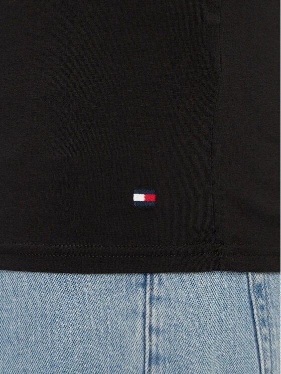 Tommy Hilfiger Tommy Hilfiger Conjunto de camisetas UM0UM03933 Negro Slim Fit