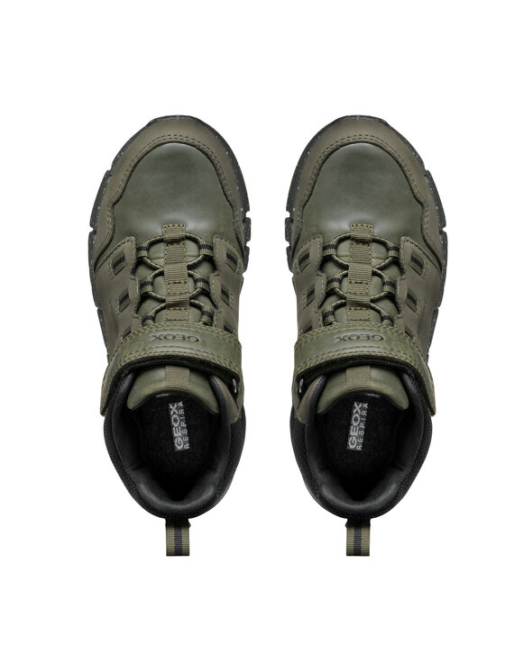 Geox Šnurovacia obuv Geox J Flexyper Boy B Abx J949XA 032FU C0450 M Zelená