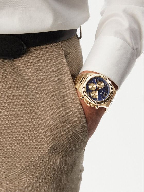 Guess Hodinky Guess Equity GW0703G6 Zlatá