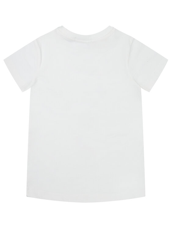 Calvin Klein Jeans Calvin Klein Jeans Majica Monogram Logo IU0IU00068 Bela Regular Fit