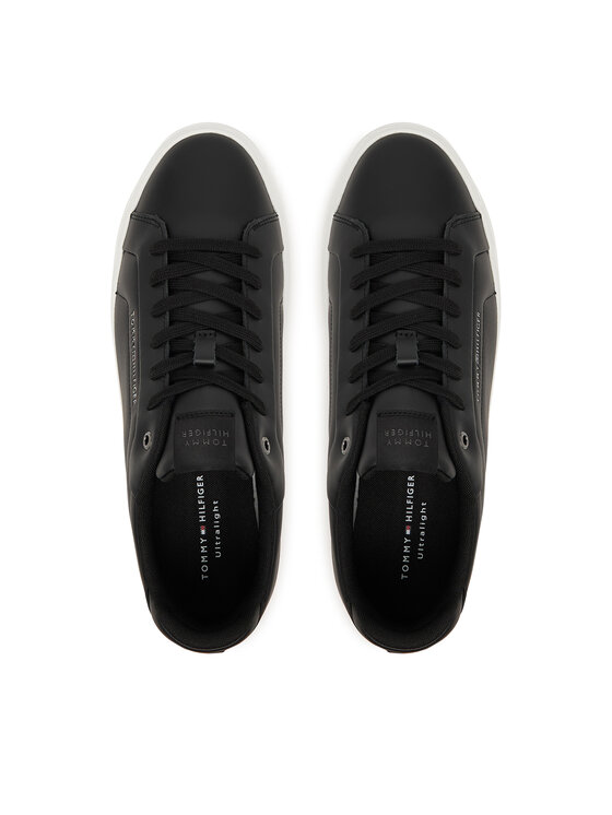 Tommy Hilfiger Zapatillas Tommy Hilfiger Icon Court Light Premium FM0FM05837 Negro