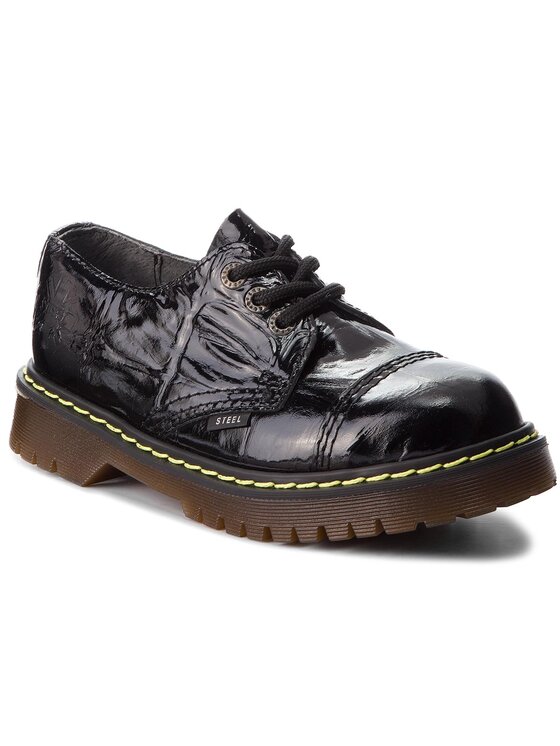 Steel Botas de combate Steel 101/AL/D-97 Negro