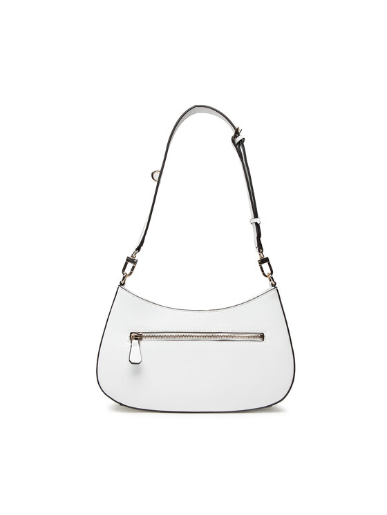 Guess Ročna torba Guess Alexie Top Zip Shoulder Bag HWVG84 16180 Bela