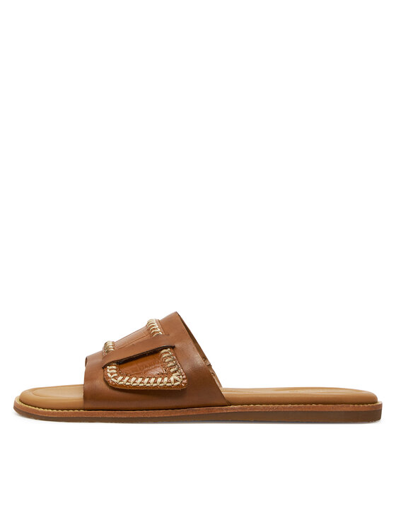 Clarks Шльопанці Clarks Maritime Mule 26176402 Коричневий