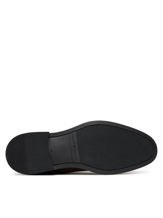 Tommy Hilfiger Nizki čevlji Tommy Hilfiger Corporate Derby FM0FM05582 Rjava