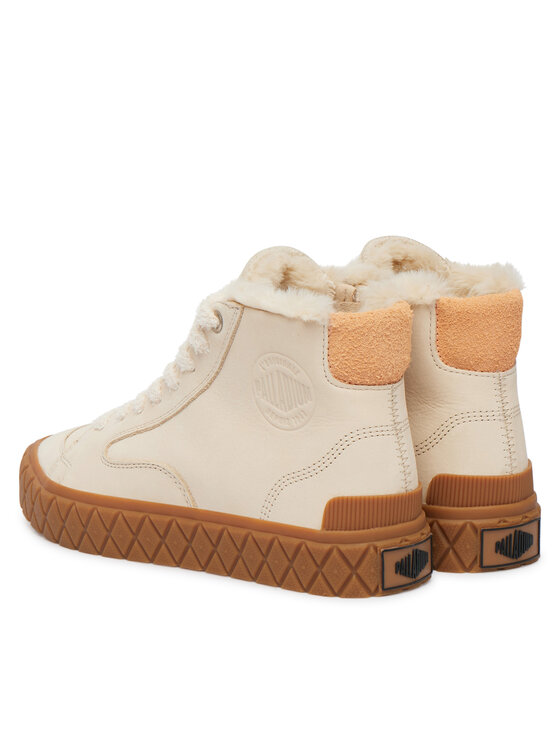 Palladium Šnurovacia obuv Palladium Pallaacenbkwl 94951-176-M Krémová