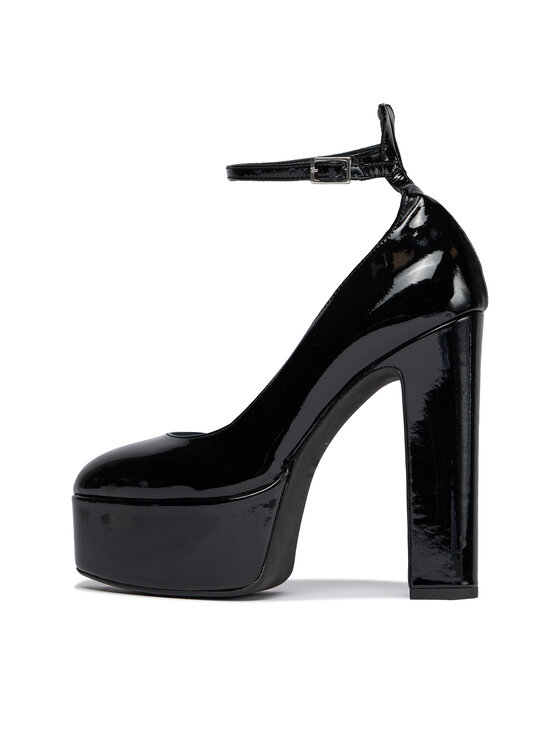PINKO Salonarji PINKO Puccini Mary Jane Platform Al 23-24 BLKS1 102011 A18Q Črna