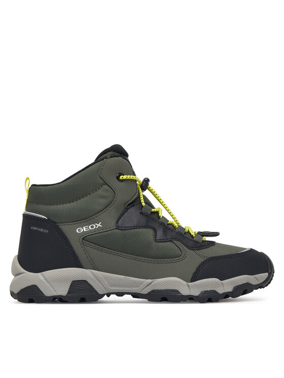 Geox Μποτίνια Geox J Magnetar Boy B Abx J463ZC 050FU C0914 D Σκούρο πράσινο