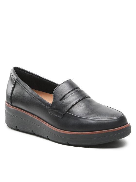 Clarks Обувки Clarks Shaylin Step 261535894 Черен