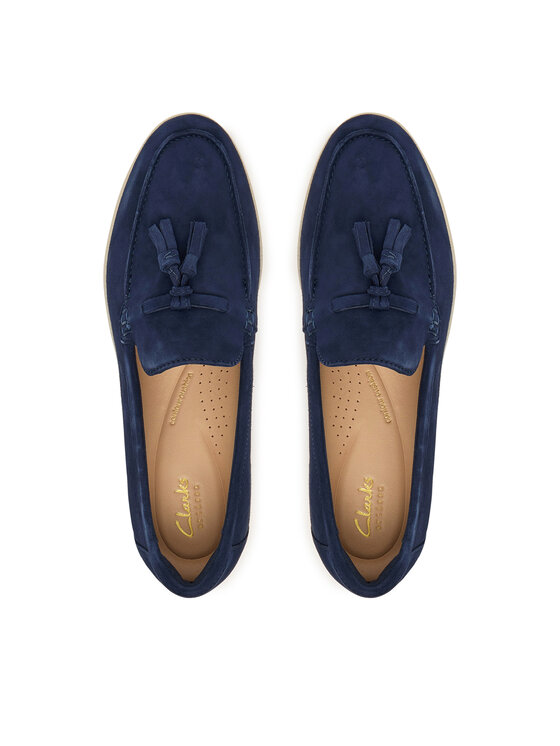 Clarks Мокасини Clarks Narini Edge 26181452 Cиній
