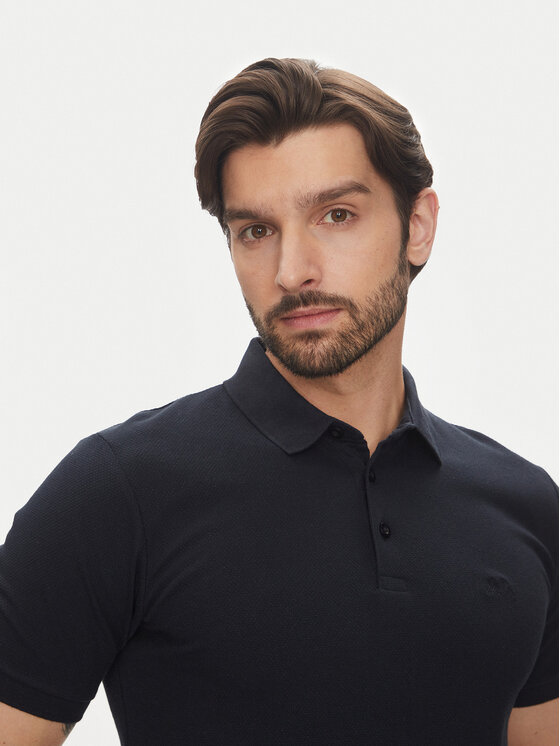 Lindbergh Lindbergh Поло 30-404020 Cиній Relaxed Fit