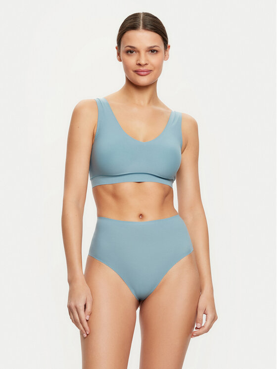 Chantelle Chantelle Бразильські труси з високою талією Soft Stretch C10690 Сірий