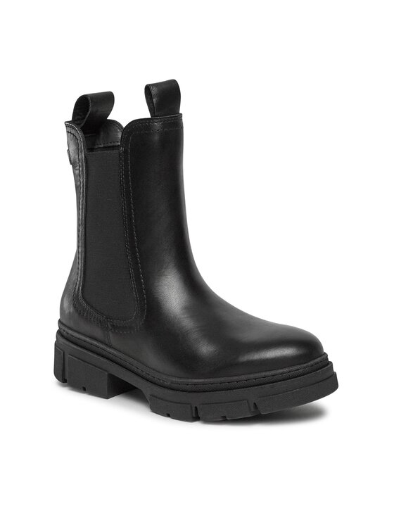 Tamaris Kotníková obuv s elastickým prvkem Tamaris 1-25901-41 Černá