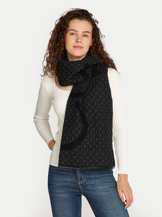 Calvin Klein Зимен шал Calvin Klein K60K612611 Черен