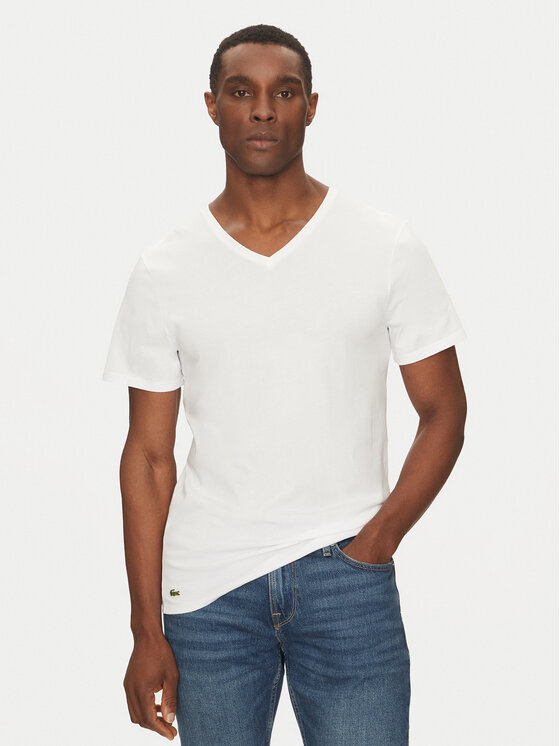 Lacoste Lacoste Комплект футболок TH9008 Білий Slim Fit