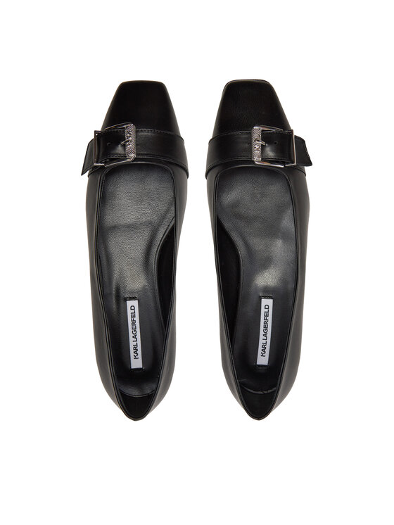 KARL LAGERFELD Baleríny KARL LAGERFELD Konnie KL40184 Čierna