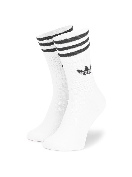 adidas Dolge nogavice adidas Solid Crew Sock S21489 Bela