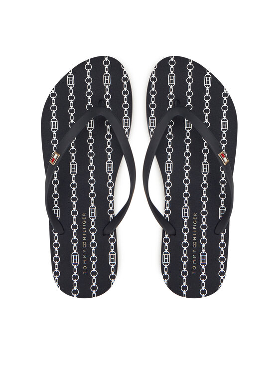 Tommy Hilfiger Flip-flops Tommy Hilfiger FW0FW08518 Sötétkék