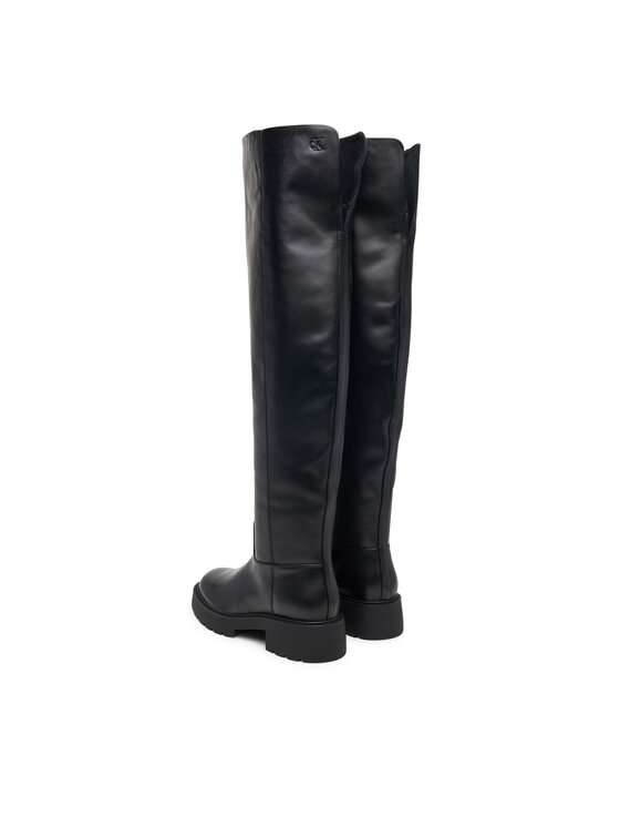 Calvin Klein Overknees Calvin Klein Chunky Otk Boot Nappa HW0HW03184 Schwarz