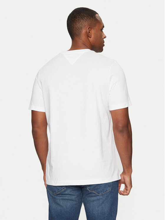 Tommy Hilfiger Tommy Hilfiger T-Shirt Essential MW0MW37267 Λευκό Regular Fit