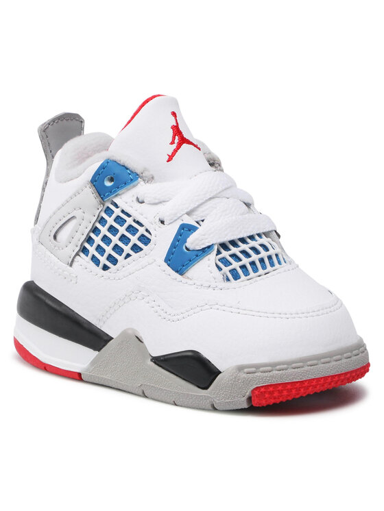 Nike Sneakersy Nike Jordan 4 Retro (TD) BQ7670 146 Biały