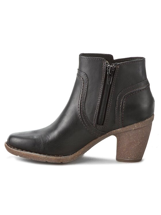 Clarks Μποτάκια Clarks Carleta Paris 261204004 Μαύρο