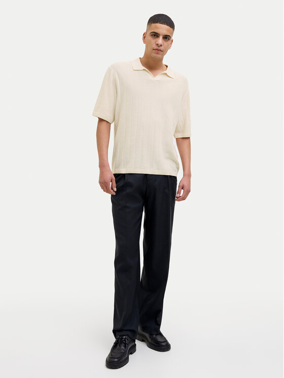 Jack & Jones Jack & Jones Поло Varenna 12272578 Бежевий Relaxed Fit