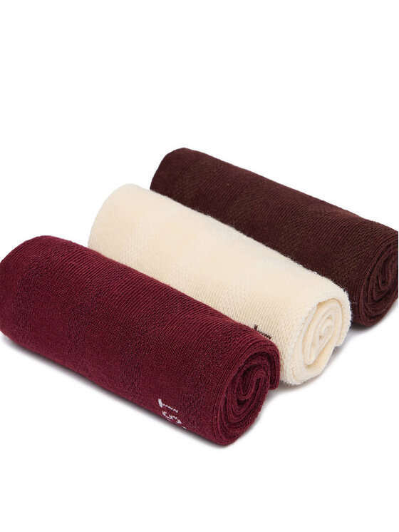 Nine West Короткі шкарпетки Nine West CEO_BR_NW_25082_Z_AW25 (3 PACK) Бордовий