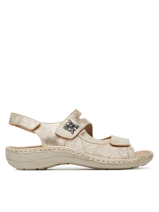 Remonte Sandále Remonte D7647-94 Zlatá