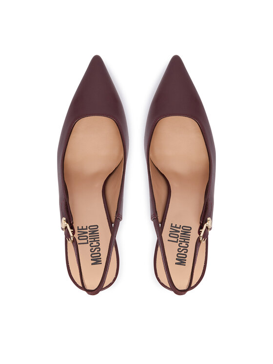 LOVE MOSCHINO Туфлі на шпильці LOVE MOSCHINO JA10149G1PIA0552 Бордовий