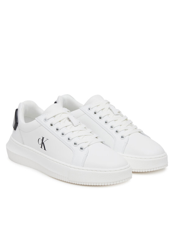 Calvin Klein Jeans Sneakers Calvin Klein Jeans Chunky Cupsole Ru Patch Lth Wn YW0YW01846 Alb