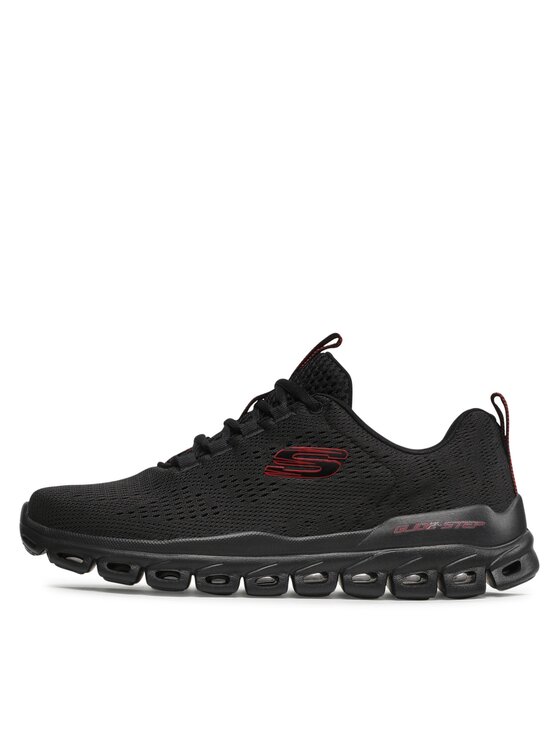 Skechers Sneakersy Skechers Fasten Up 232136/BBK Czarny