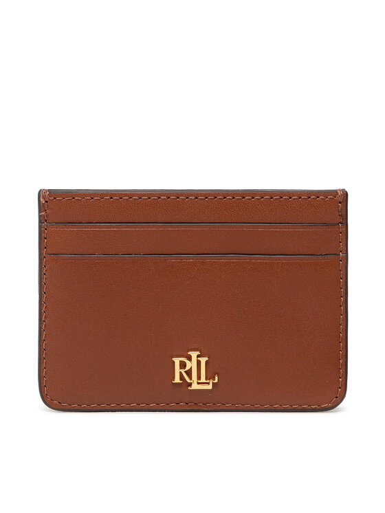 LAUREN RALPH LAUREN Θήκη πιστωτικών καρτών LAUREN RALPH LAUREN Slim Card 432876732002 Καφέ