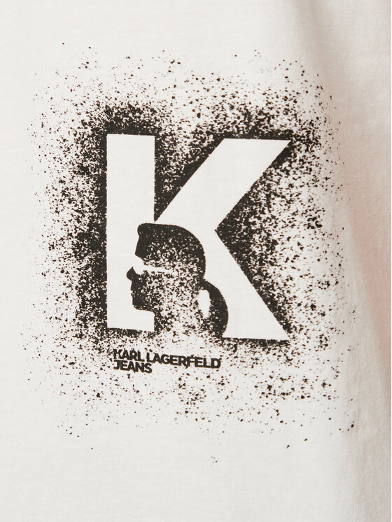 Karl Lagerfeld Jeans Karl Lagerfeld Jeans Camiseta B3M17029 Blanco Regular Fit