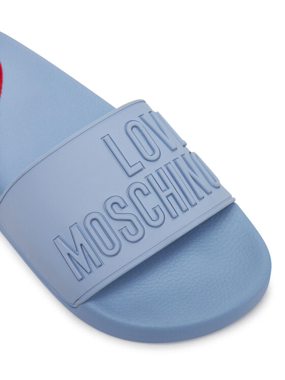 LOVE MOSCHINO Шльопанці LOVE MOSCHINO JA28052G1MI15712 Голубий