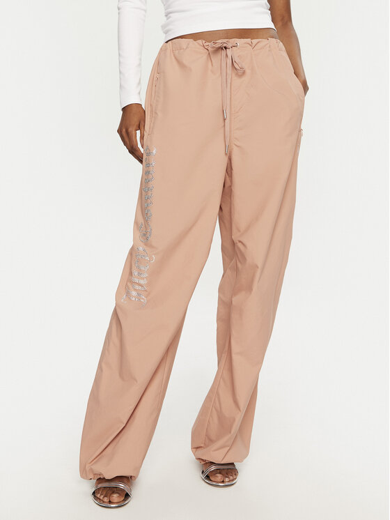 Juicy Couture Juicy Couture Pantalones de chándal Ayla JCWBJ24306 Beis Loose Fit