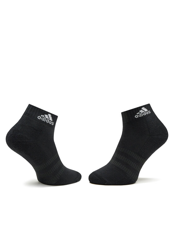 adidas Īsās zeķes adidas Cushioned Sportswear Ankle Socks 3 Pairs IC1277 Melns