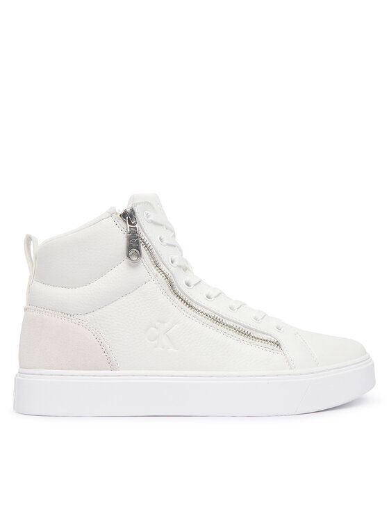Calvin Klein Superge Calvin Klein Classic Cup Mid Laceup Zip Lth YM0YM01428 Bela
