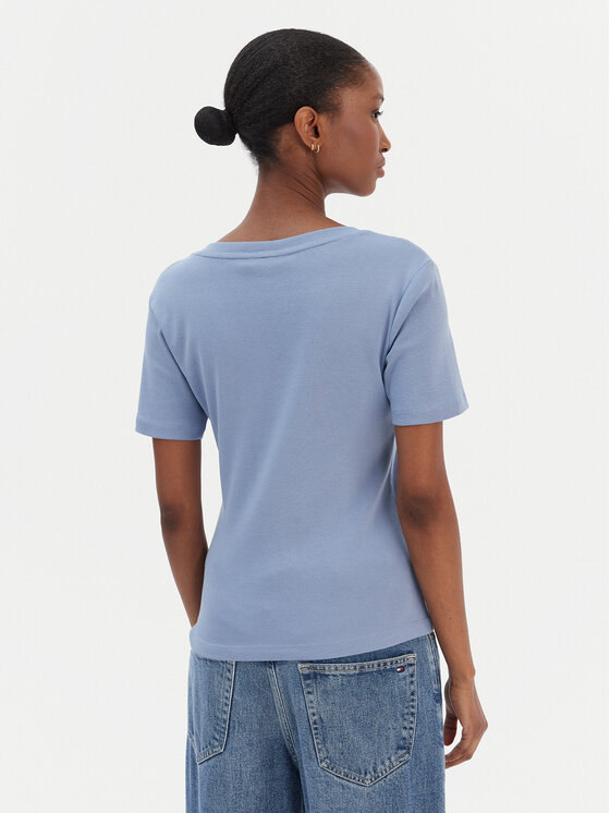 Tommy Hilfiger Tommy Hilfiger Camiseta New Cody WW0WW40584 Azul Slim Fit