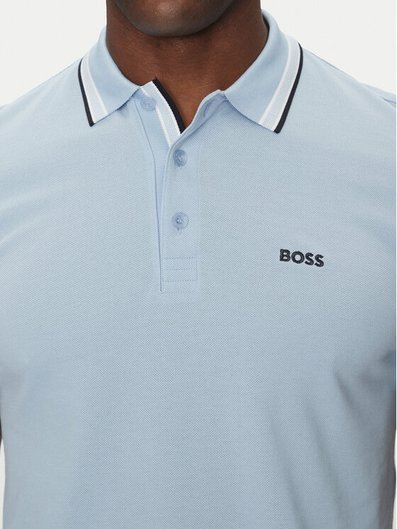 BOSS BOSS Поло Paddy 50469055 Блакитний Regular Fit