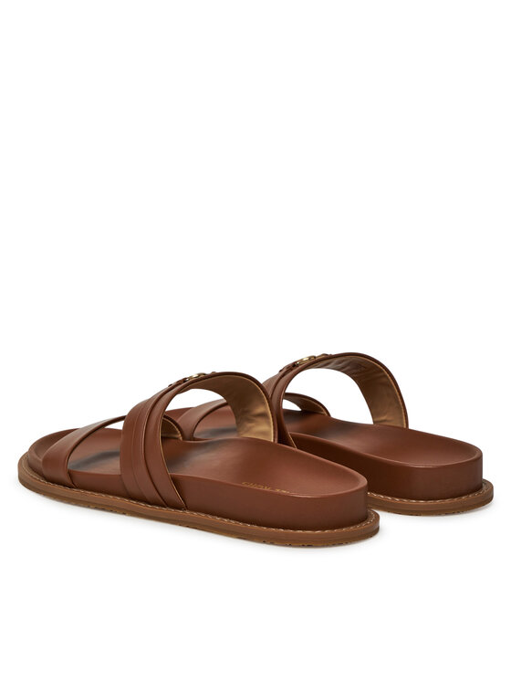 MICHAEL Michael Kors Natikači MICHAEL Michael Kors Mandy Flat Sandal 40S5MAFS2L Rjava