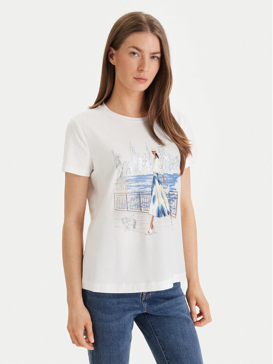 DKNY DKNY Camiseta P61MPWNA Blanco Regular Fit