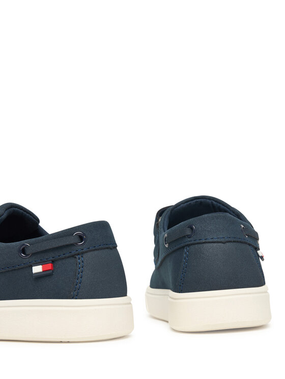 Tommy Hilfiger Poltopánky Tommy Hilfiger Low Cut Velcro T1B4-34340-0315 M Tmavomodrá