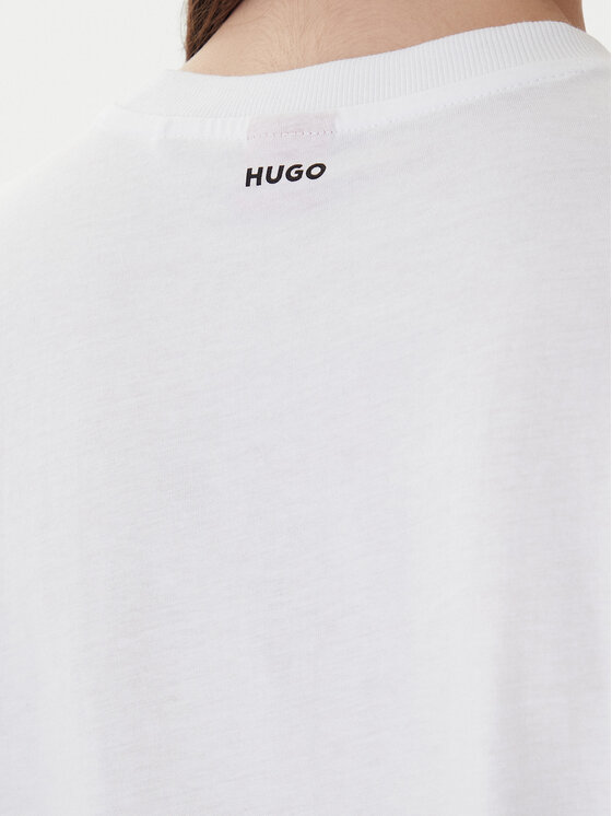 HUGO Hugo Футболка Dashire_4 50489198 Білий Regular Fit