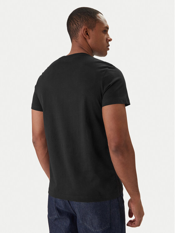Versace Jeans Couture Versace Jeans Couture Camiseta 80GAHT00 CJ00T Negro Regular Fit