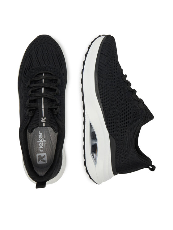Rieker Revolution Lifestyle Sneakersy Rieker Revolution Lifestyle W2701-00 Čierna