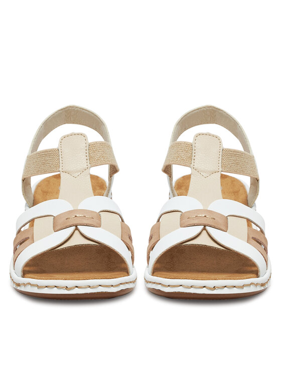 Rieker Sandali Rieker 65918-81 Bela