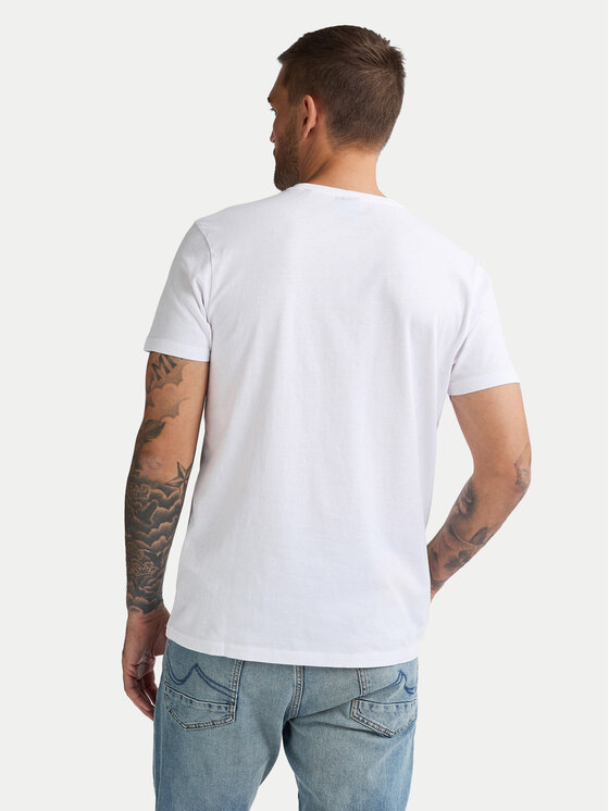 Petrol Industries Petrol Industries Camiseta M-ROS-TSR002 Blanco Regular Fit