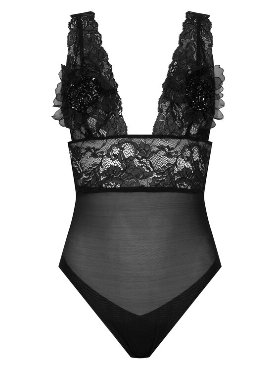 Elisabetta Franchi Elisabetta Franchi Body BO03452E2 110 Negro Regular Fit
