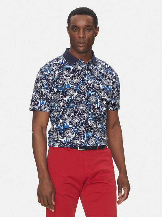 Hechter Paris Hechter Paris Поло 74028 151920 Cиній Regular Fit